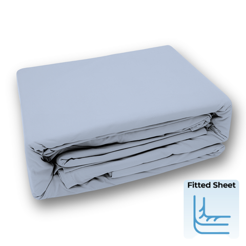 Cooling Silver Fitted Sheet