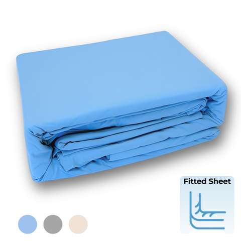 Cooling Silver Fitted Sheet