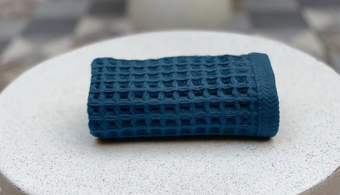 4x Face Towels (Navy Blue)