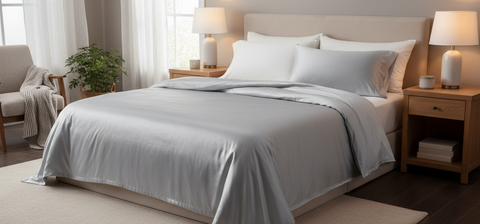 home coz bad room with cooling sheets 